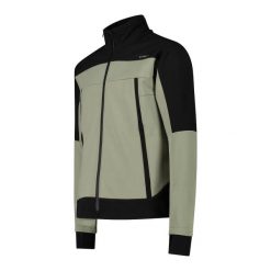 Kurtka narciarska z kapturem CMP. Zielone kurtki sportowe męskie CMP, bez wzorów, z softshellu, z kapturem, narciarskie. Za 433.20 zł.