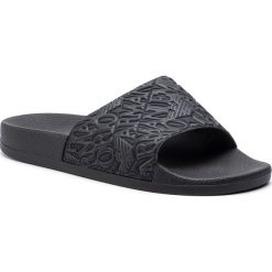 Klapki EMPORIO ARMANI - X4PS03 XL830 00002 Black. Czarne klapki męskie Emporio Armani, bez wzorów, z materiału, bez zapięcia. W wyprzedaży za 179.00 zł.