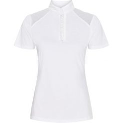 Damska koszulka konkursowa Equipage Marlie. Białe bluzki damskie EQUIPAGE, bez wzorów, sportowe, bez kołnierzyka, bez ramiączek. Za 220.50 zł.