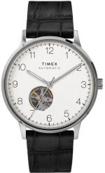 Zegarek męski Timex TW2U11500 czarny. Czarne zegarki męskie Timex, bez wzorów. Za 1,154.34 zł.