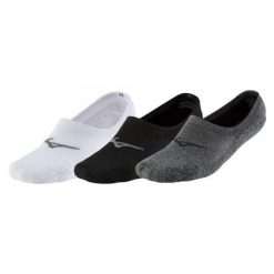 Skarpety do biegania unisex Mizuno Super Short Socks 3P bardzo krótkie. Zielone skarpetki damskie Mizuno, bez wzorów, z materiału. Za 35.99 zł.