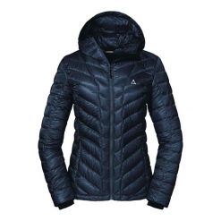 Kurtka puchowa damska Schöffel Lodner. Niebieskie kurtki sportowe damskie Schöffel, na zimę, s, bez wzorów, z puchu, bez ramiączek, bez kaptura, narciarskie. Za 1,349.99 zł.