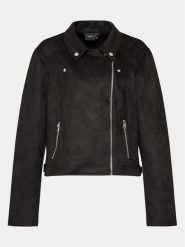 Vero Moda Curve Kurtka z imitacji skóry Jose 10308583 Czarny Slim Fit. Czarne kurtki damskie Vero Moda Curve, bez wzorów, ze skóry, bez kaptura. Za 199.99 zł.