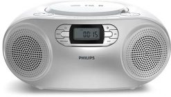 Radioodtwarzacz Philips CD Soundmachine TAZ2000 srebrny/biały - Radioodtwarzacz (TAZ2000S/10). Białe radia Philips. Za 272.06 zł.