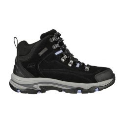 Buty trekkingowe damskie SKECHERS TREGO ALPINE TRAIL skóra wysokie. Czarne obuwie trekkingowe damskie Skechers, ze skóry, bez zapięcia. Za 418.00 zł.