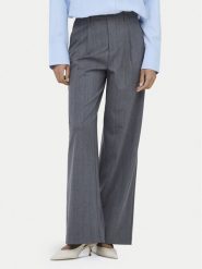 ONLY Spodnie materiałowe Jackie 15364312 Szary Wide Leg. Szare spodnie materiałowe damskie ONLY, bez wzorów, z materiału. Za 189.99 zł.