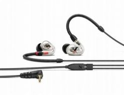 Sennheiser IE 100 PRO CLEAR - Słuchawki miniaturowe dokanałowe IEM. Słuchawki dokanałowe Sennheiser. Za 430.97 zł.