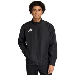 Bluza męska adidas Entrada 26 Presentation. Czarne bluzy męskie Adidas, m, bez wzorów, z poliesteru, sportowe, bez ramiączek, bez kaptura. Za 134.99 zł.