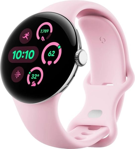 Smartwatch Google Pixel Watch 3 (41mm) WiFi rose quartz. Czerwone zegarki smartwatch Google, bez wzorów. Za 1,476.81 zł.
