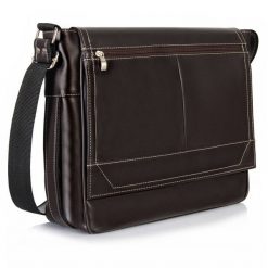 Torba męska Tizano czekolada TM15- E2. Białe torby na laptopa damskie TIZANO, bez wzorów, z materiału. Za 170.00 zł.