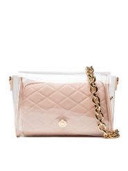 Jenny Fairy Torebka MJH-J-112-60-01 Różowy. Czerwone torebki do ręki damskie Jenny Fairy, bez wzorów, z syntetyku, bez dodatków. Za 89.98 zł.