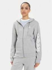 Adidas Bluza Essentials Linear IC6866 Szary Regular Fit. Szare bluzy damskie Adidas, xs, bez wzorów, z bawełny, bez ramiączek, bez kaptura. Za 279.99 zł.