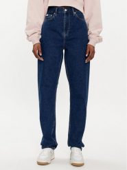 Calvin Klein Jeans Jeansy Authentic J20J222748 Granatowy Slim Fit. Niebieskie jeansy damskie Calvin Klein Jeans, bez wzorów, z bawełny. Za 239.99 zł.