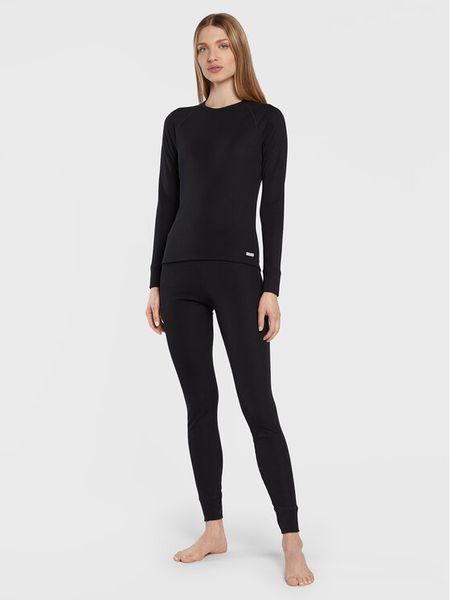 CMP Komplet bielizny termoaktywnej 3Y86800 Czarny Slim Fit. Czarne bielizna sportowa damska CMP, bez wzorów, z syntetyku. Za 149.99 zł.