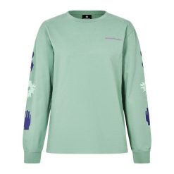 Koszulka z długim rękawem Endura Forty1Thirty. Zielone bluzki damskie ENDURA, bez wzorów, bez kołnierzyka, bez ramiączek. Za 262.20 zł.