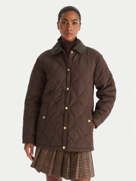 Hunter Kurtka przejściowa Witton HARW0004252 Brązowy Regular Fit. Brązowe kurtki damskie Hunter, m, bez wzorów, z syntetyku, bez kaptura. Za 629.99 zł.
