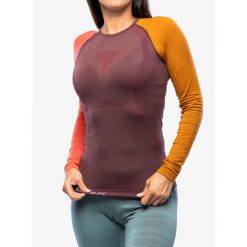 Bluza termiczna damska Ortovox 120 Comp Light Long Sleeve. Czerwone bluzy damskie ORTOVOX, na zimę, l, bez wzorów, sportowe, bez ramiączek, bez kaptura. Za 340.99 zł.