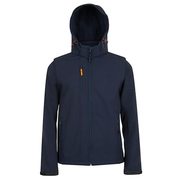 Kurtka Transformer Soft Shell Dla Dorosłych Unisex. Niebieskie kurtki męskie SOL'S, m, bez wzorów, sportowe, bez kaptura. Za 481.99 zł.