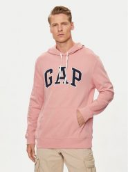 Gap Bluza 868460-01 Różowy Regular Fit. Czerwone bluzy męskie GAP, m, bez wzorów, z bawełny, bez ramiączek, bez kaptura. Za 119.99 zł.