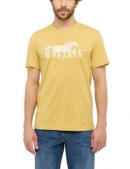 Męski T-Shirt Mustang Style Austin Southern Moss 1015652 6450. Zielone t-shirty męskie Mustang, m, bez wzorów, bez kołnierzyka, bez ramiączek. Za 69.99 zł.