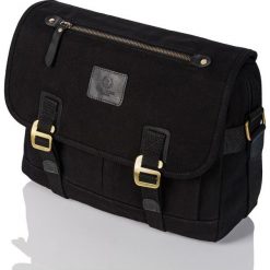 Torba na ramię czarna PAOLO PERUZZI T-17-BL. Czarne torby na ramię męskie Paolo Peruzzi, z bawełny, na ramię. Za 169.99 zł.