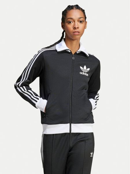Adidas Bluza Beckenbauer IW3174 Czarny Regular Fit. Czarne bluzy damskie Adidas, s, bez wzorów, z syntetyku, bez ramiączek, bez kaptura. Za 349.99 zł.