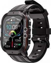Smartwatch Oukitel BT20 Rugged Czarny (BT20-OE/OL). Czarne zegarki smartwatch Oukitel, bez wzorów. Za 265.24 zł.