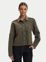 ONLY Kurtka przejściowa Elena 15232378 Zielony Regular Fit. Zielone kurtki damskie ONLY, xl, bez wzorów, z bawełny, bez kaptura. Za 279.99 zł.