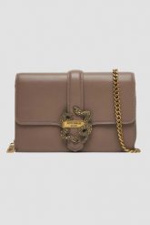 JUST CAVALLI Kopertówka w kolorze taupe Iconic Snakes - Style 13. Brązowe torebki do ręki damskie Just Cavalli, bez wzorów, ze skóry ekologicznej, bez dodatków. W wyprzedaży za 431.99 zł.