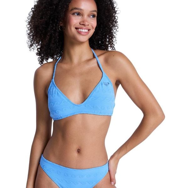 Trójkątny stanik bikini dla Kobiety PARADISE WAVE Niebieski. Niebieskie bikini Roxy, m, bez wzorów, z elastanu. Za 169.99 zł.