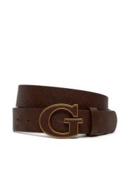 Guess Pasek Męski M4BZ31 L0VG0 Brązowy. Brązowe paski męskie Guess, ze skóry. Za 209.99 zł.