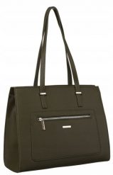 Shopperka khaki David Jones CH21081. Brązowe shopperki damskie David Jones, bez wzorów, ze skóry ekologicznej, duże, bez dodatków. Za 179.99 zł.