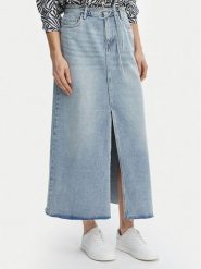 Vero Moda Spódnica jeansowa Wien 10341834 Niebieski Regular Fit. Niebieskie spódnice damskie Vero Moda, xl, bez wzorów, z bawełny. Za 179.99 zł.