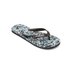 Klapki dla Mężczyzn MOLOKAI RECYCLED Multicolore. Niebieskie klapki męskie Quiksilver, bez wzorów, z gumy, bez zapięcia. Za 66.99 zł.