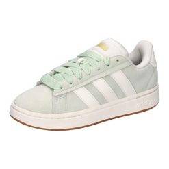 Buty ADIDAS GRAND COURT ALPHA 0 Zielony. Zielone obuwie trekkingowe damskie Adidas, bez zapięcia. W wyprzedaży za 361.30 zł.