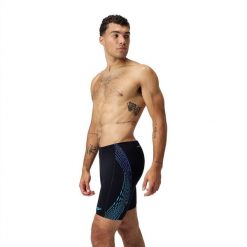 Kąpielówki męskie spodenki kąpielowe Speedo Tech Panel. Niebieskie kąpielówki męskie Speedo, m, bez wzorów. Za 209.09 zł.