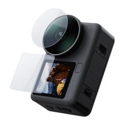 Zestaw szkieł hartowanych Telesin dla DJI Osmo Action 6 (Obiektyw + ekran). Zegarki sportowe TELESIN, bez wzorów, szklane. Za 20.00 zł.