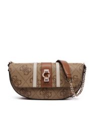 Guess Torebka Erenia HWSO78 38210 Beżowy. Brązowe torebki do ręki damskie Guess, z aplikacjami, ze skóry, bez dodatków. Za 399.99 zł.
