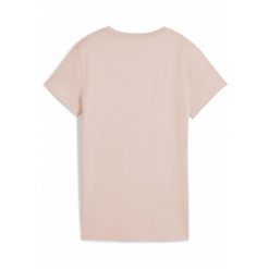 Damska koszulka ESS ELEVATED PUMA Rose Quartz Pink. Czerwone bluzki damskie Puma, xs, z aplikacjami, eleganckie, bez kołnierzyka, bez ramiączek. W wyprzedaży za 69.00 zł.