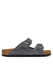 Birkenstock Klapki Arizona 1031632 Szary. Szare klapki męskie Birkenstock, bez wzorów, ze skóry, bez zapięcia. Za 509.99 zł.