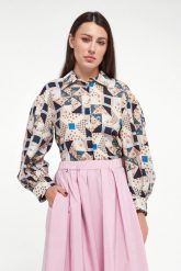Biały T-shirt z Bawełny Ozdobiony Cyrkoniami i Nadrukiem Canilea. Białe t-shirty damskie Renee, l, bez wzorów, z bawełny, eleganckie, bez kołnierzyka, bez ramiączek. W wyprzedaży za 35.99 zł.
