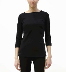 T-Shirt Deha 3/4 Czarny Damskie. Czarne t-shirty damskie Deha, s, bez wzorów, z bawełny, klasyczne, bez kołnierzyka, bez ramiączek. Za 214.99 zł.