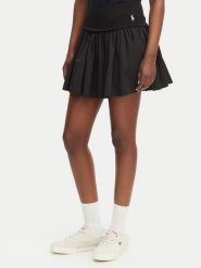 Polo Ralph Lauren Spódnica mini 211A12965001 Czarny Regular Fit. Czarne spódnice damskie Polo Ralph Lauren, xl, bez wzorów, z bawełny, mini. Za 750.99 zł.