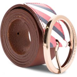 Pasek Damski TOMMY HILFIGER - Oval Buckle Belt 3.5 AW0AW05887 262. Brązowe paski damskie Tommy Hilfiger, bez wzorów, ze skóry. W wyprzedaży za 159.00 zł.