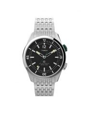 Timex Zegarek Waterbury TW2V49700 Srebrny. Szare zegarki męskie Timex, bez wzorów, srebrne. Za 809.99 zł.