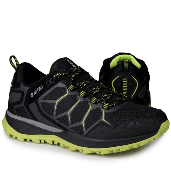 Buty męskie trekkingowe HI-TEC ULTRA TERRA. Czarne trekkingi męskie Hi-tec, bez zapięcia. Za 209.00 zł.