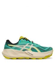 Asics Buty do biegania Trabuco 14 1011C166 Zielony. Zielone buty sportowe męskie Asics, bez wzorów, z meshu, bez zapięcia, do biegania. Za 719.99 zł.