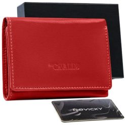 Portfel skórzany Cavaldi RD-17-GCL czerwony. Czerwone portfele damskie 4U Cavaldi, ze skóry. Za 69.99 zł.