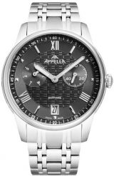 Zegarek męski Appella L70008.5167QF srebrny. Szare zegarki męskie Appella, bez wzorów, srebrne. Za 1,580.00 zł.