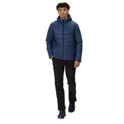 Męska Kurtka Zimowa Podgrzewana Volter Loft III. Niebieskie kurtki męskie Regatta, na zimę, m, bez wzorów, z materiału, z kapturem. Za 178.99 zł.